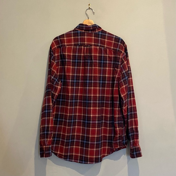 Eddie bauer flannel plaid button button down - Picture 2 of 5